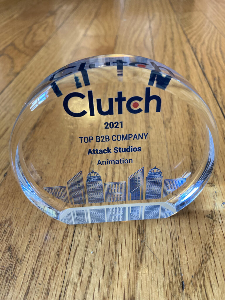 Attack Studio Clutch B2B Animation Award 2021