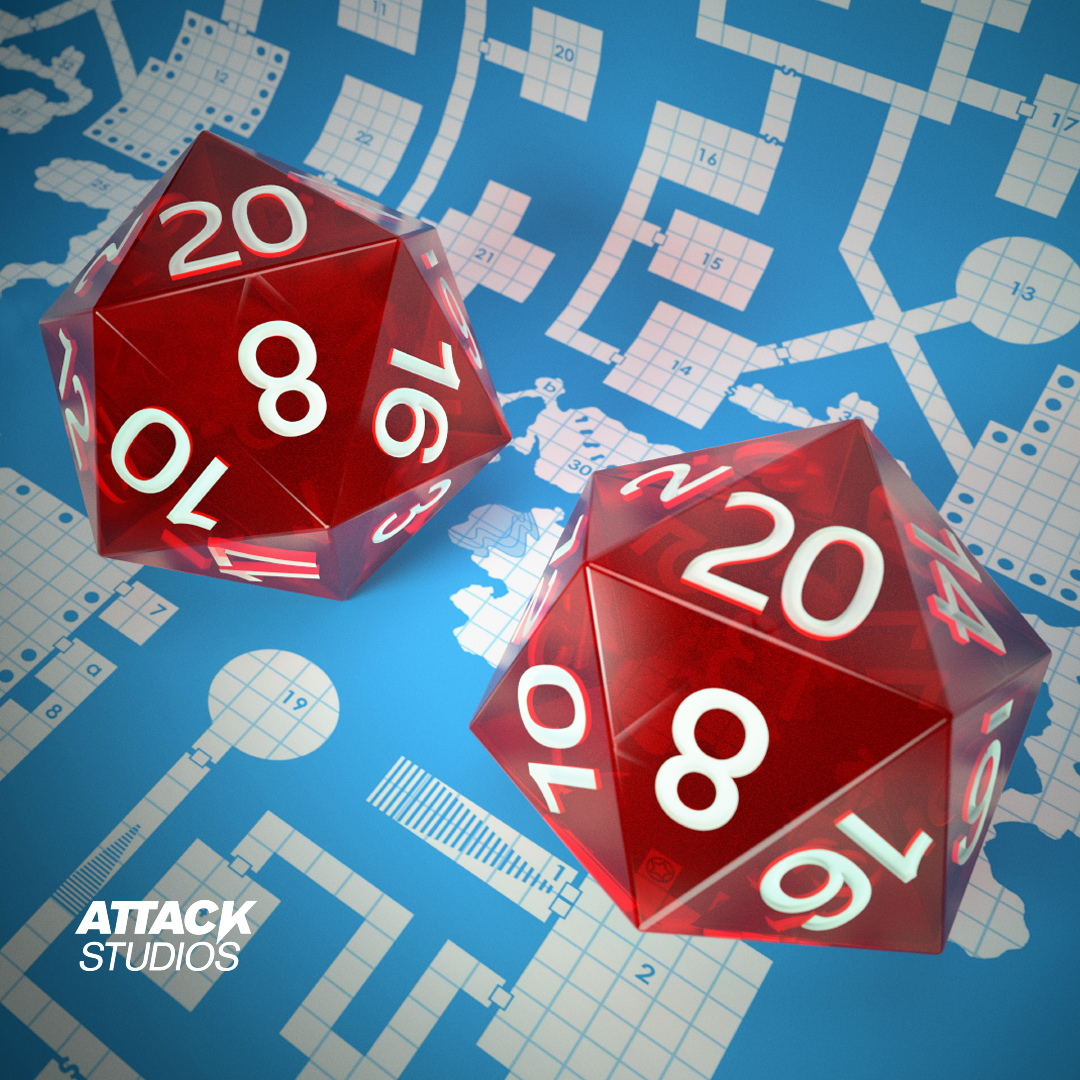 D&D DICE - 3D Model