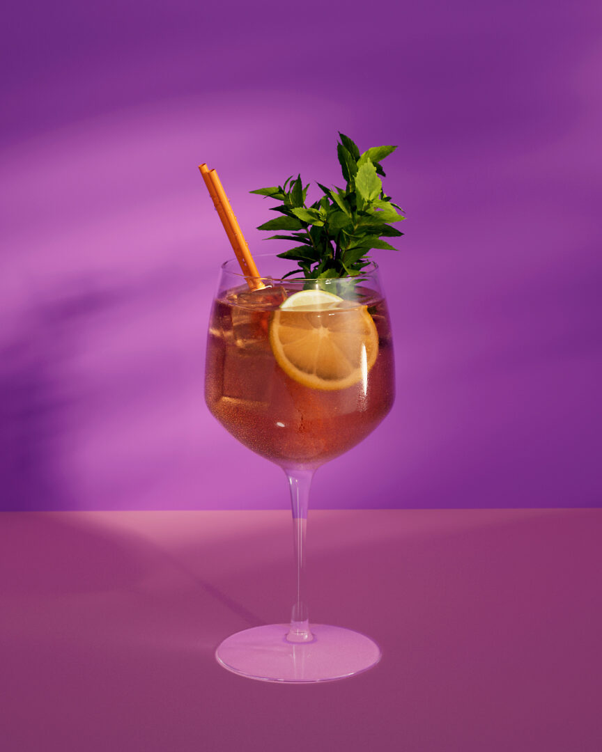 Lemon Mint Rose' Cocktail